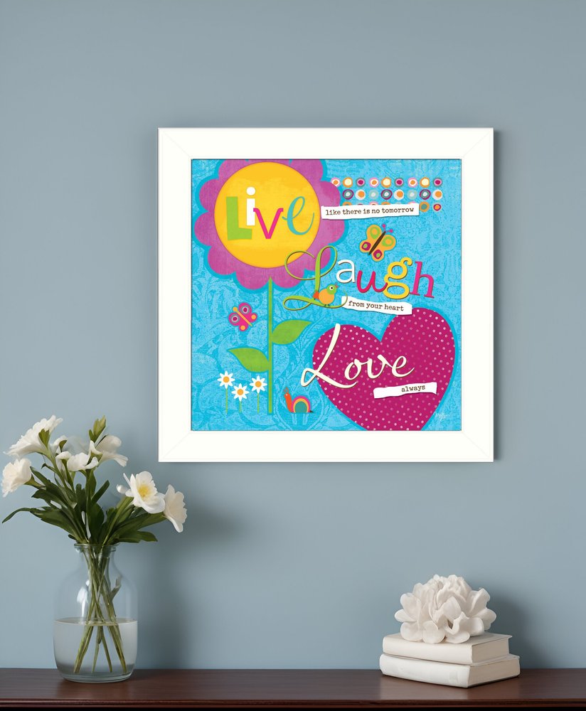 Love Always White Framed Print Wall Art HomeRoots