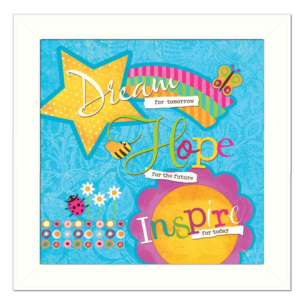 Dream For Tomorrow White Framed Print Wall Art HomeRoots