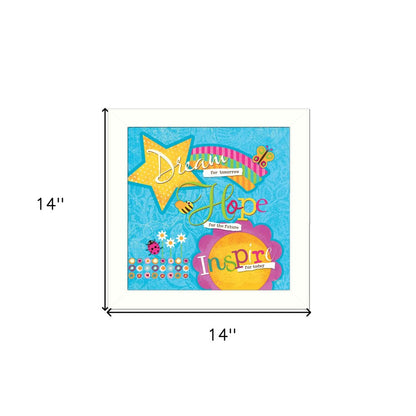 Dream For Tomorrow White Framed Print Wall Art HomeRoots