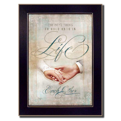 Each Other 4 Black Framed Print Wall Art HomeRoots