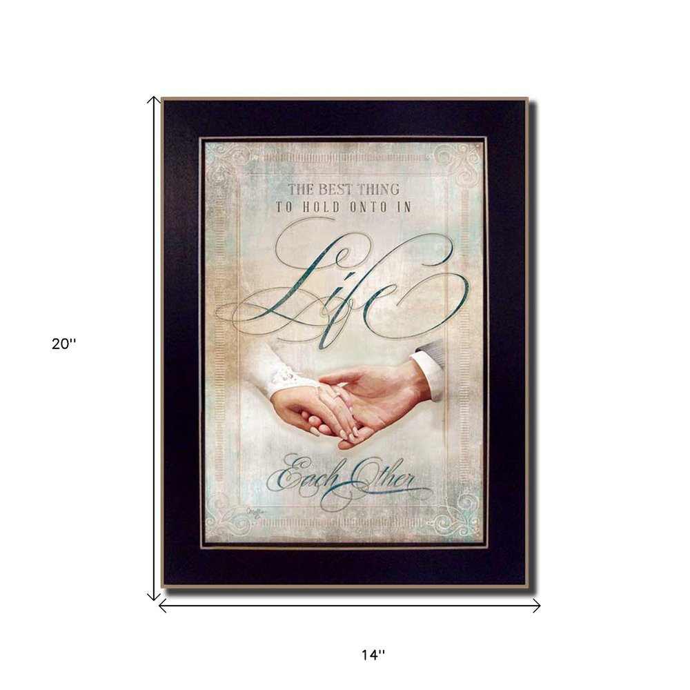 Each Other 4 Black Framed Print Wall Art HomeRoots