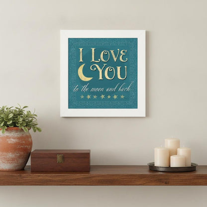 I Love You 2 White Framed Print Wall Art HomeRoots
