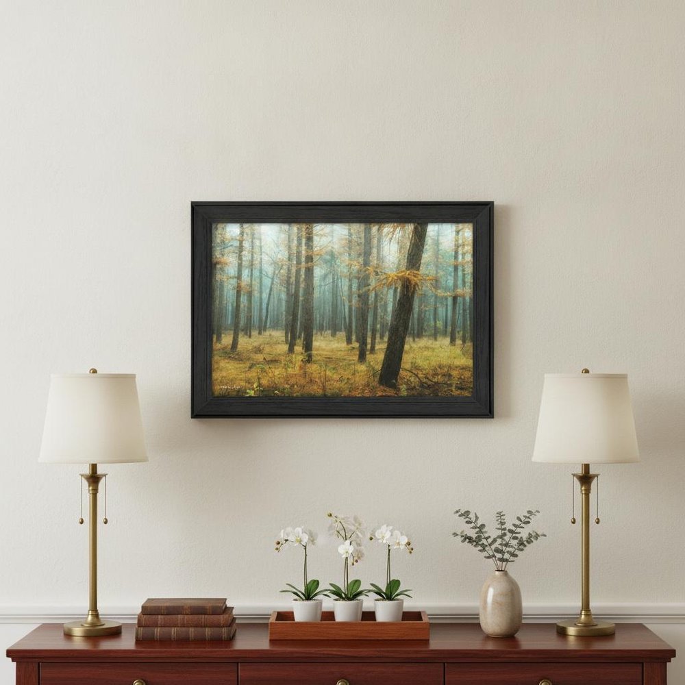 Holterberg in the Mist Black Framed Print Wall Art HomeRoots