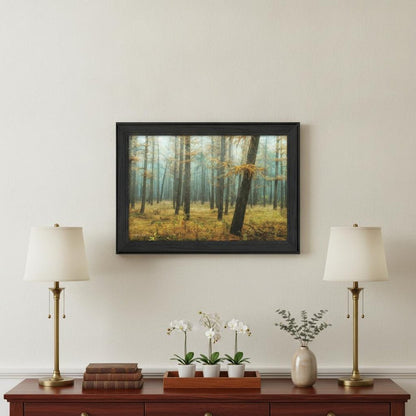 Holterberg in the Mist Black Framed Print Wall Art HomeRoots