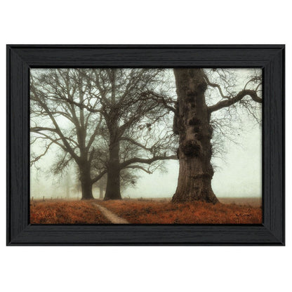 Misty Trees Black Framed Print Wall Art HomeRoots