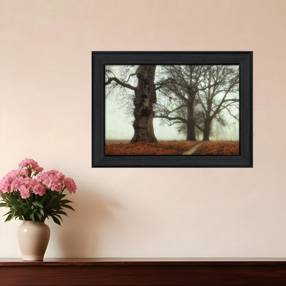 Misty Trees Black Framed Print Wall Art HomeRoots