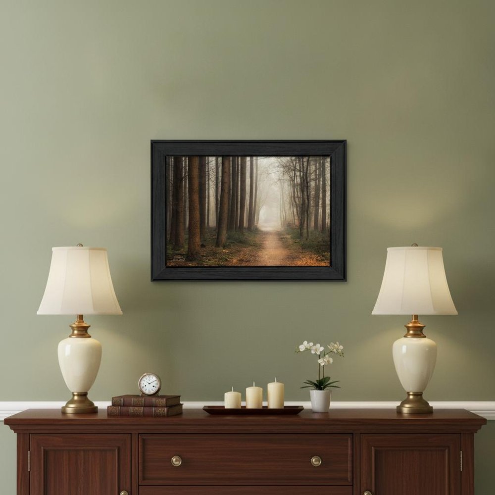 Quiet Black Framed Print Wall Art HomeRoots