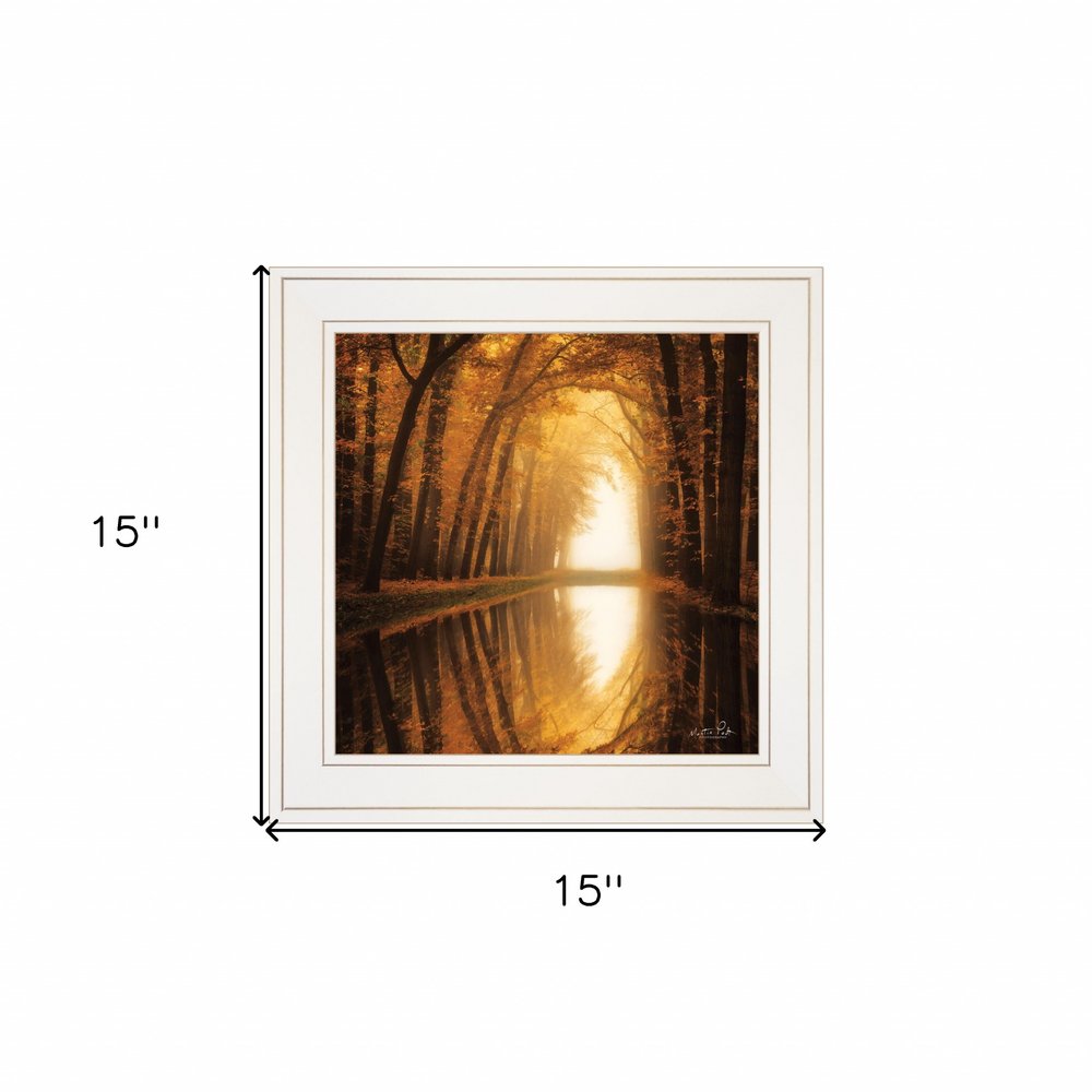 Lochem Reflections 1 White Framed Print Wall Art HomeRoots