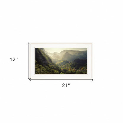 Land of the Hobbits Martin Podt Ready to Hang Framed Print White Frame White Framed Print Wall Art HomeRoots