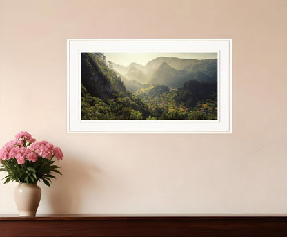 Land of the Hobbits Martin Podt Ready to Hang Framed Print White Frame White Framed Print Wall Art HomeRoots
