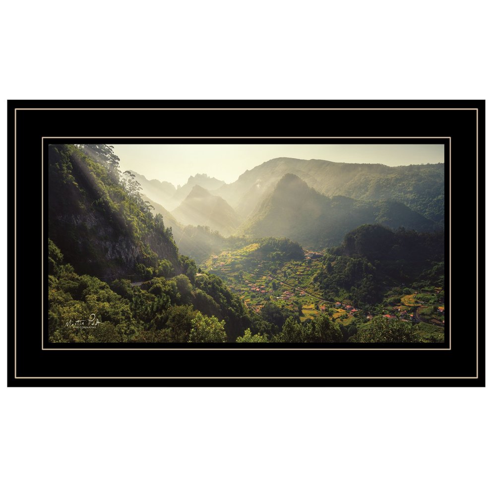Land of the Hobbits Martin Podt Ready to Hang Framed Print Black Frame Black Framed Print Wall Art HomeRoots