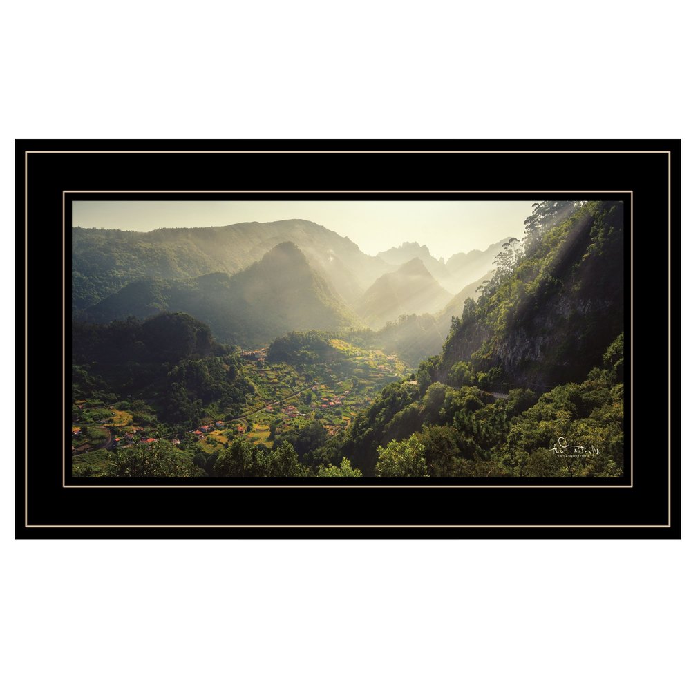 Land of the Hobbits Martin Podt Ready to Hang Framed Print Black Frame Black Framed Print Wall Art HomeRoots
