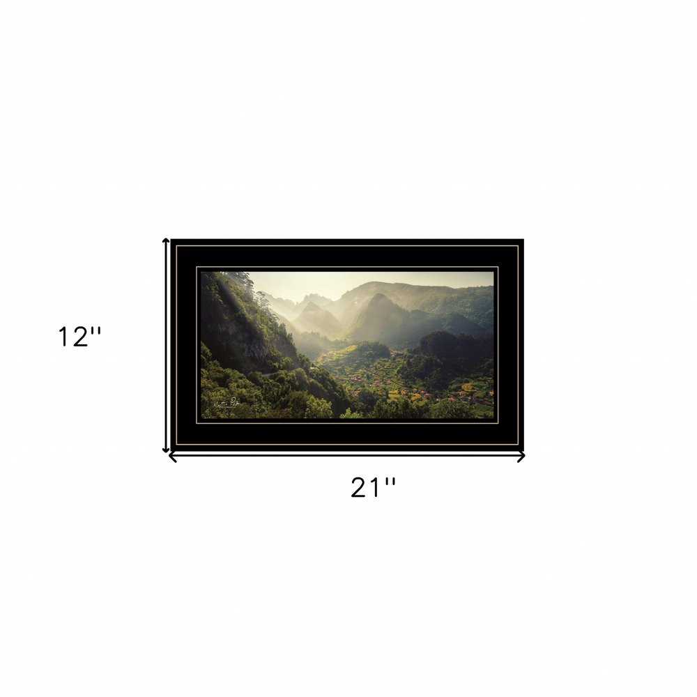 Land of the Hobbits Martin Podt Ready to Hang Framed Print Black Frame Black Framed Print Wall Art HomeRoots