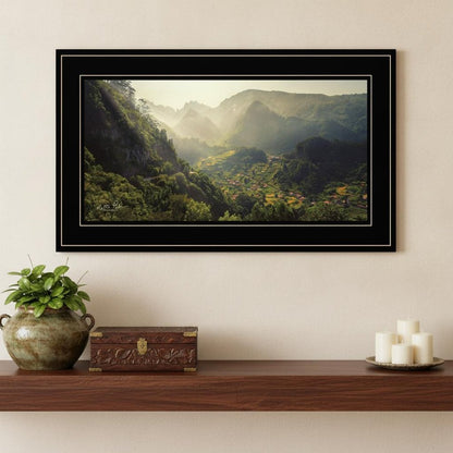Land of the Hobbits Martin Podt Ready to Hang Framed Print Black Frame Black Framed Print Wall Art HomeRoots
