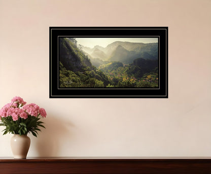 Land of the Hobbits Martin Podt Ready to Hang Framed Print Black Frame Black Framed Print Wall Art HomeRoots