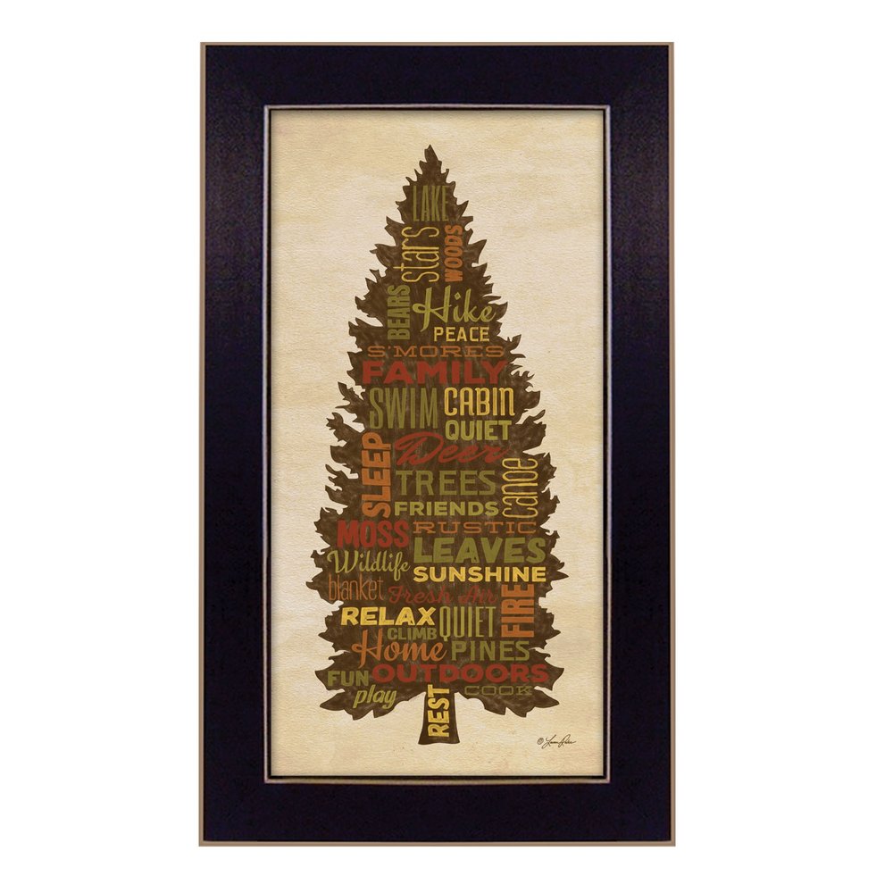 At the Lake 1 Black Framed Print Wall Art HomeRoots