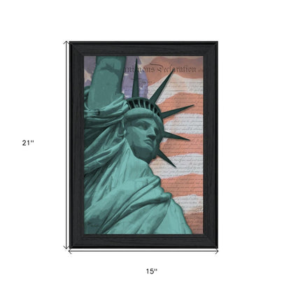 Lady Liberty Black Framed Print Wall Art HomeRoots