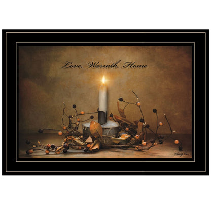 Love Warmth Home 2 Black Framed Print Wall Art HomeRoots