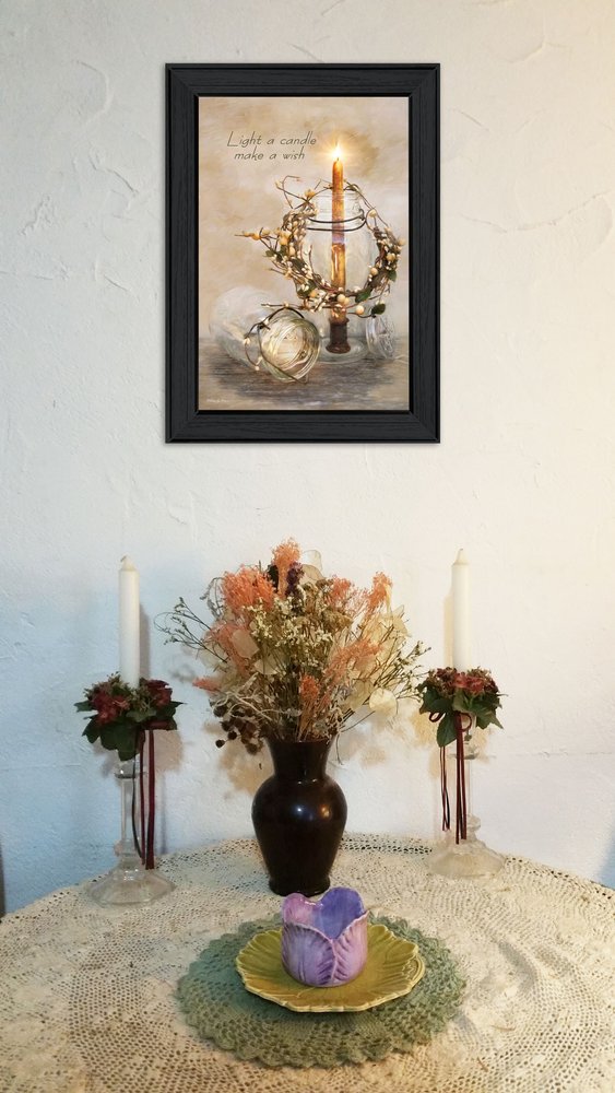 Make A Wish Black Framed Print Wall Art HomeRoots
