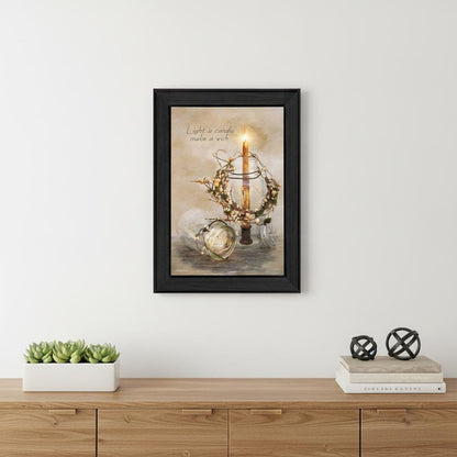 Make A Wish Black Framed Print Wall Art HomeRoots