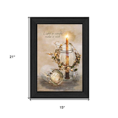 Make A Wish Black Framed Print Wall Art HomeRoots
