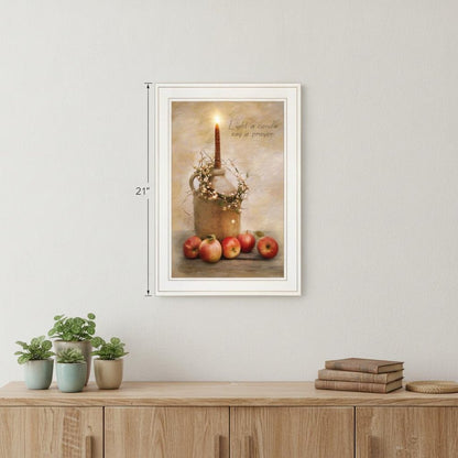Say A Prayer 1 White Framed Print Wall Art HomeRoots