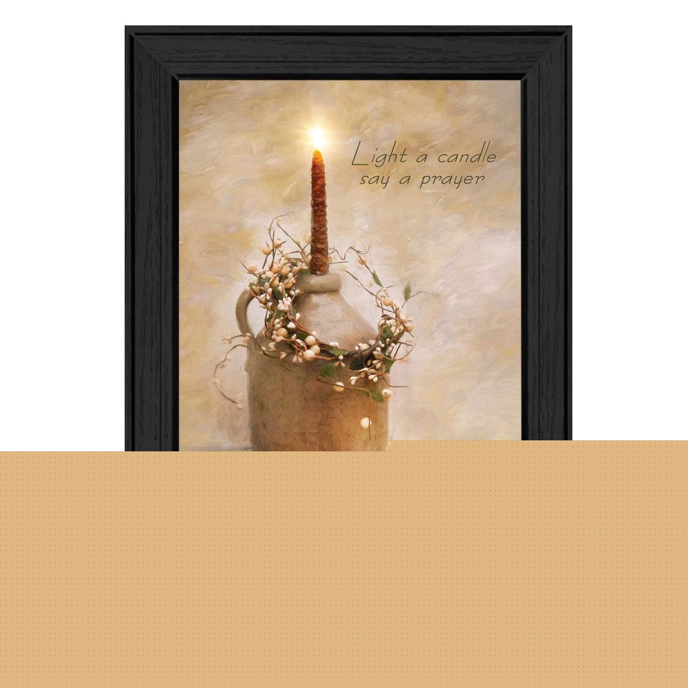 Say A Prayer 2 Black Framed Print Wall Art HomeRoots
