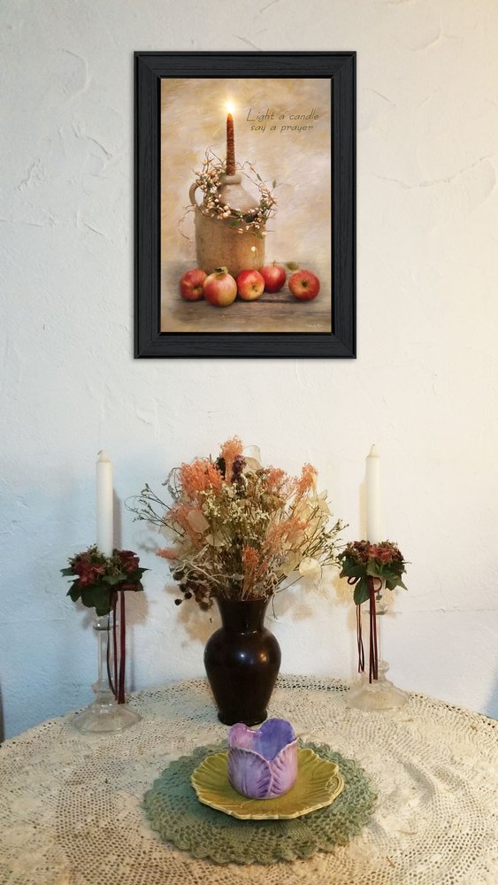 Say A Prayer 2 Black Framed Print Wall Art HomeRoots