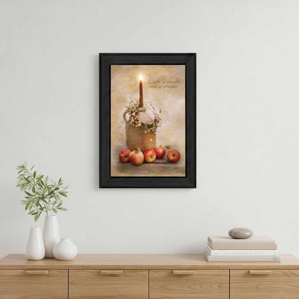 Say A Prayer 2 Black Framed Print Wall Art HomeRoots