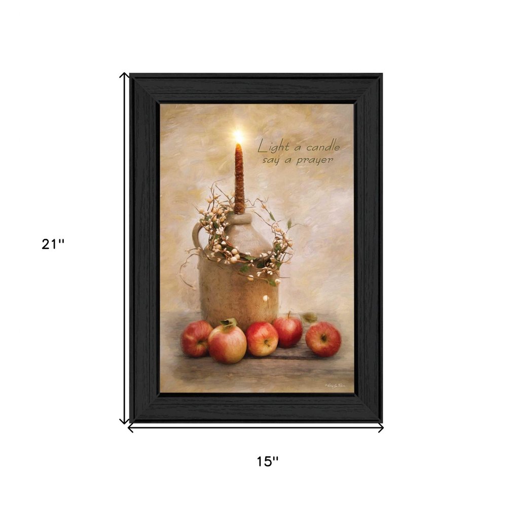 Say A Prayer 2 Black Framed Print Wall Art HomeRoots