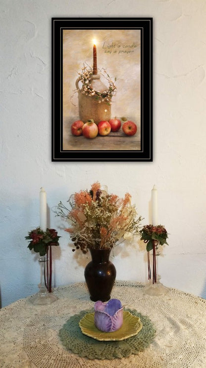 Say A Prayer 3 Black Framed Print Wall Art HomeRoots
