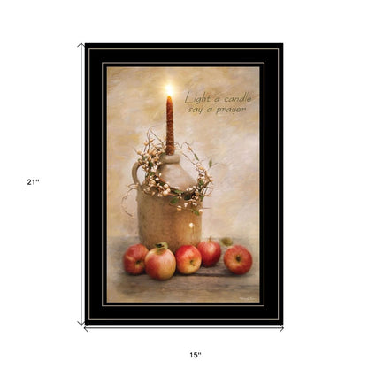 Say A Prayer 3 Black Framed Print Wall Art HomeRoots