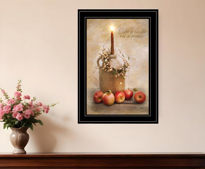 Say A Prayer 3 Black Framed Print Wall Art HomeRoots