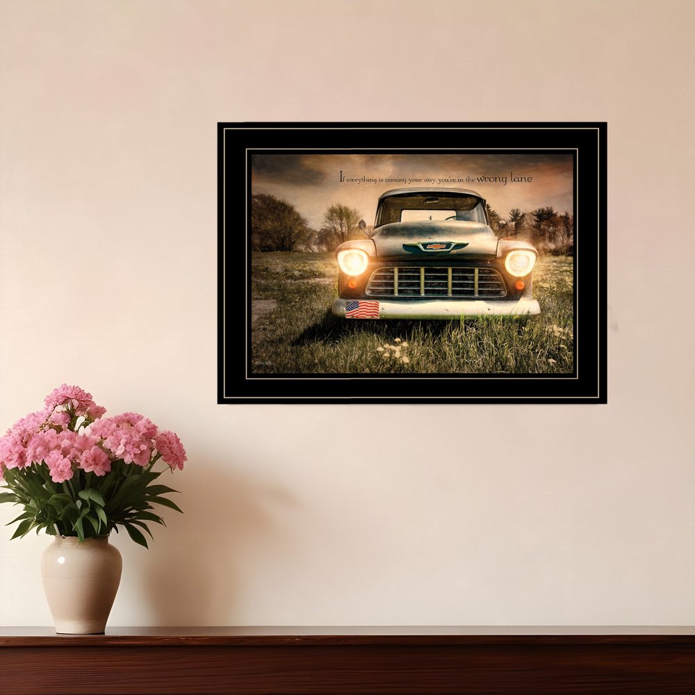 Wrong Lane 2 Black Framed Print Wall Art HomeRoots
