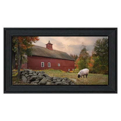The Lone Gazer Black Framed Print Wall Art HomeRoots