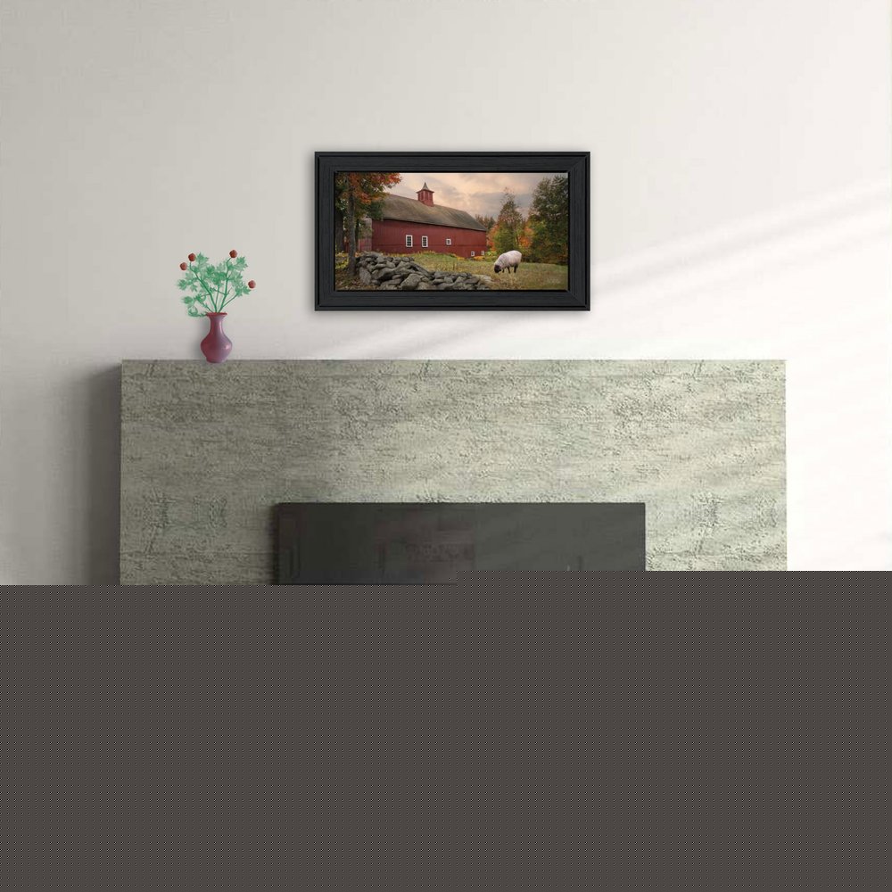 The Lone Gazer Black Framed Print Wall Art HomeRoots