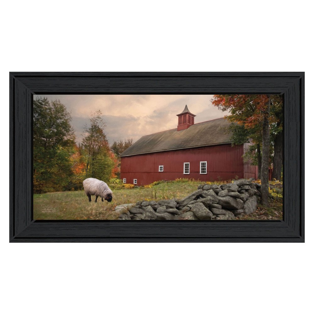The Lone Gazer Black Framed Print Wall Art HomeRoots