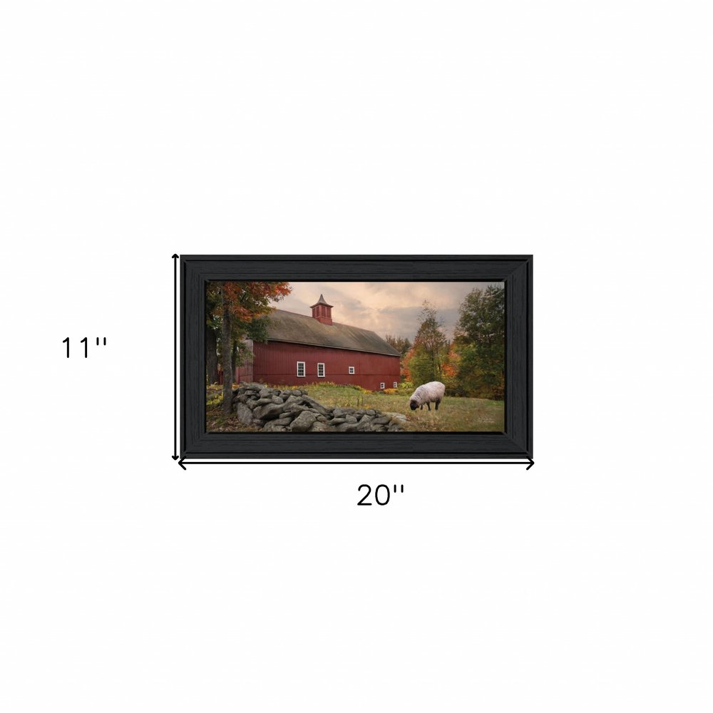 The Lone Gazer Black Framed Print Wall Art — view 4