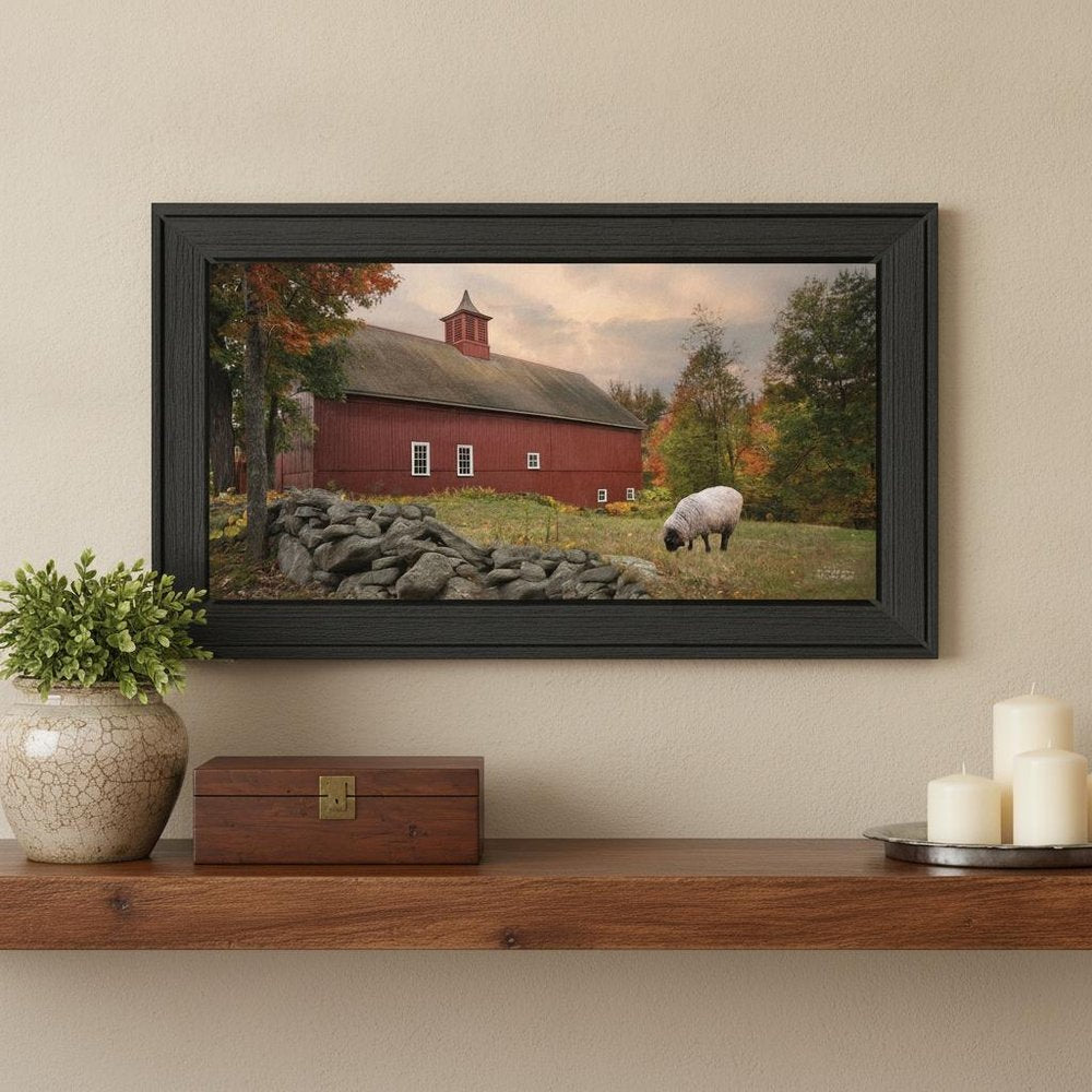 The Lone Gazer Black Framed Print Wall Art — view 5