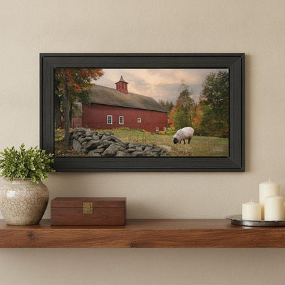The Lone Gazer Black Framed Print Wall Art HomeRoots