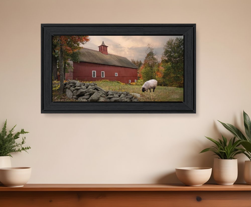 The Lone Gazer Black Framed Print Wall Art HomeRoots