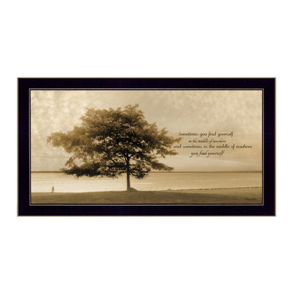 Find Yourself Black Framed Print Wall Art HomeRoots