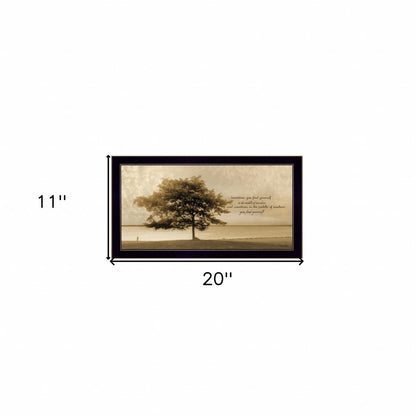 Find Yourself Black Framed Print Wall Art HomeRoots