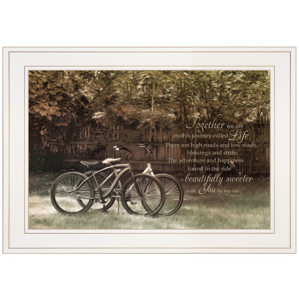 Journey Together 1 White Framed Print Wall Art HomeRoots