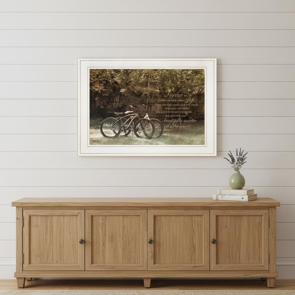 Journey Together 1 White Framed Print Wall Art HomeRoots