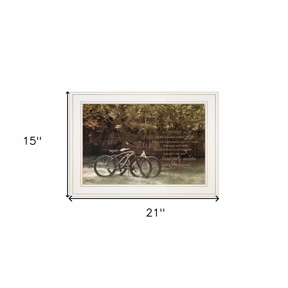 Journey Together 1 White Framed Print Wall Art HomeRoots