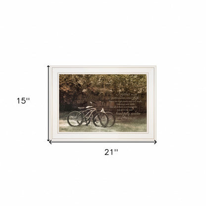 Journey Together 1 White Framed Print Wall Art HomeRoots