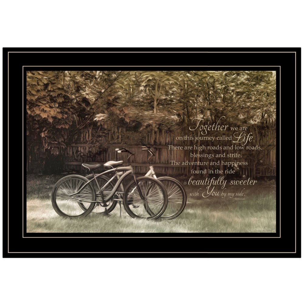 Journey Together 2 Black Framed Print Wall Art HomeRoots