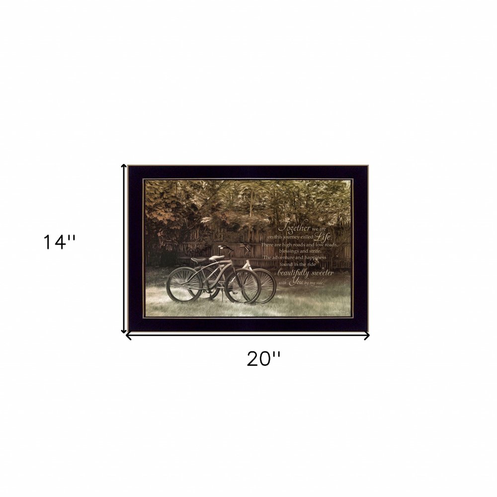 Journey Together 3 Black Framed Print Wall Art HomeRoots