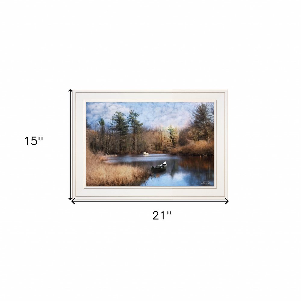 Riverside 1 White Framed Print Wall Art HomeRoots